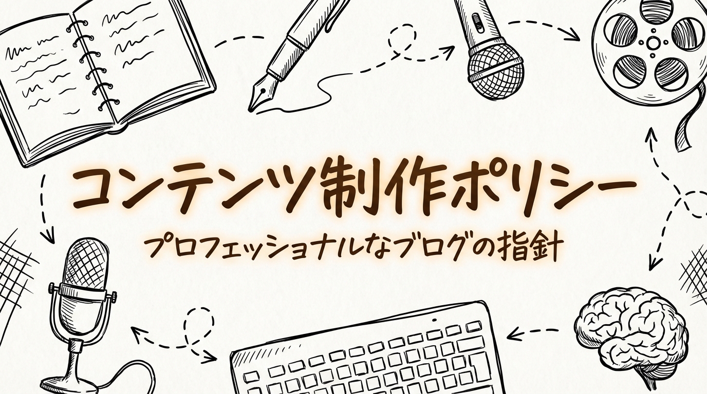 コンテンツ制作ポリシー