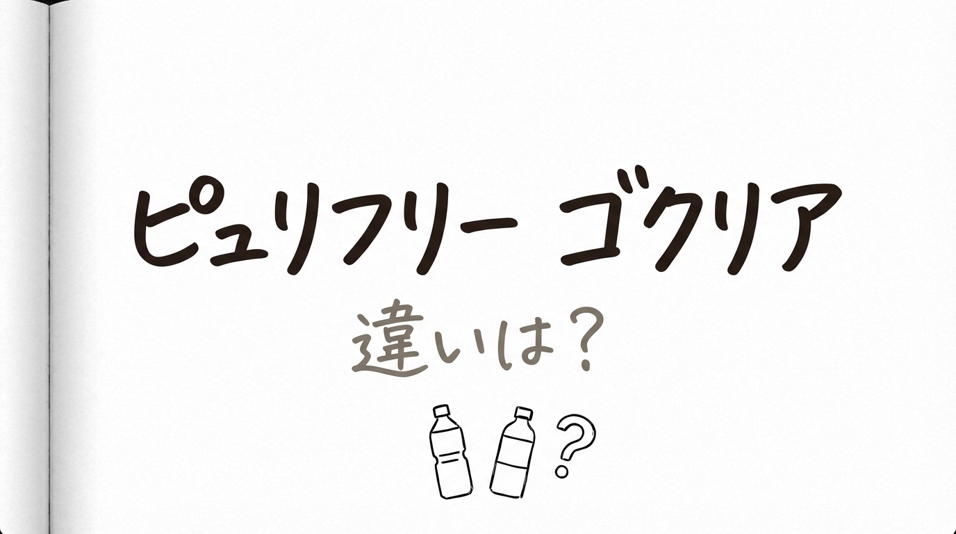 ピュリフリー ゴクリア 違いは？