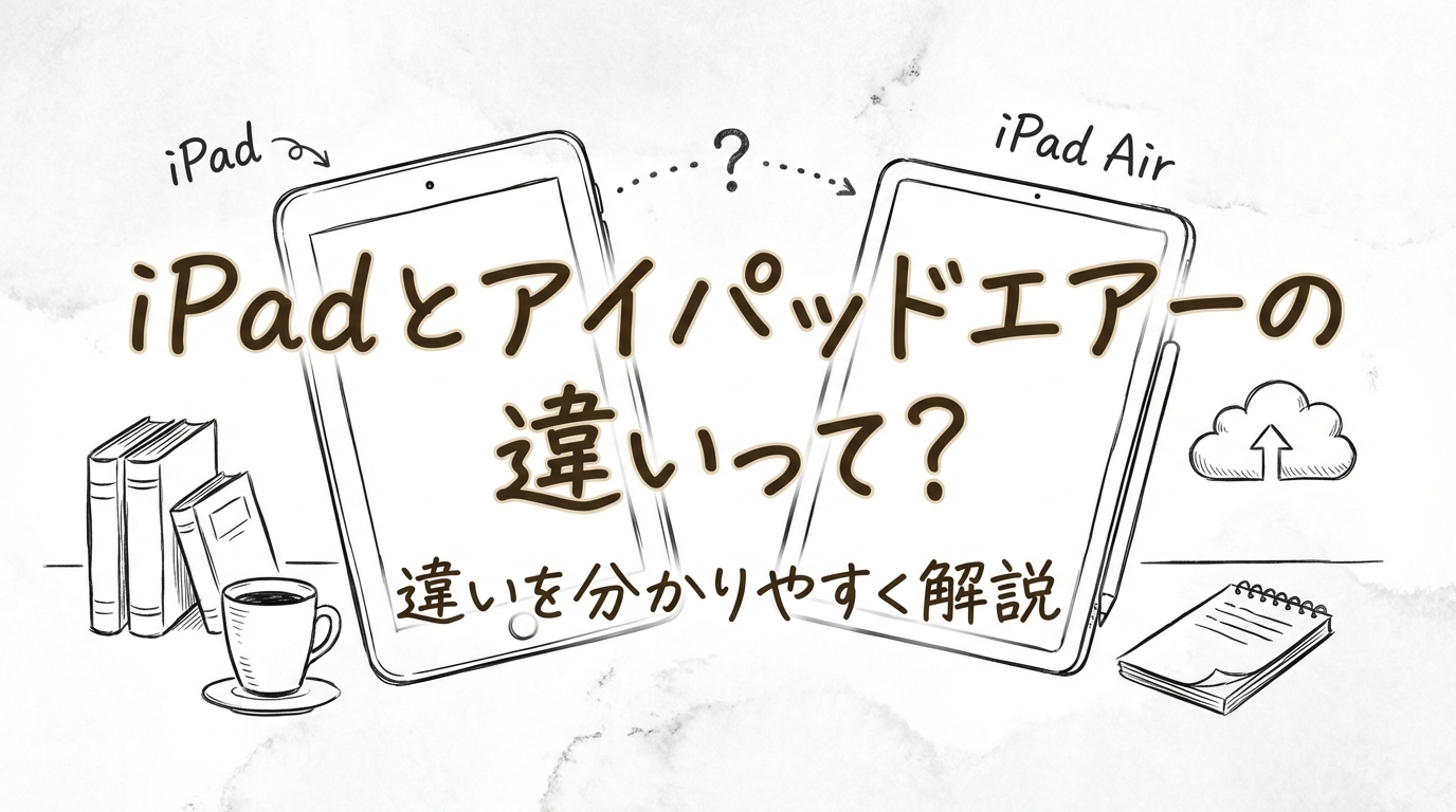 iPadとアイパッドエアーの違いって？