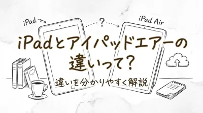 iPadとアイパッドエアーの違いって？