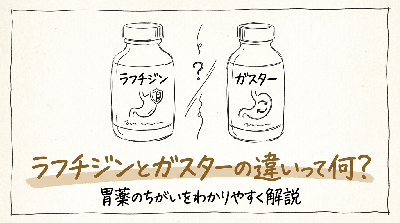 ラフチジンとガスターの違いって何？