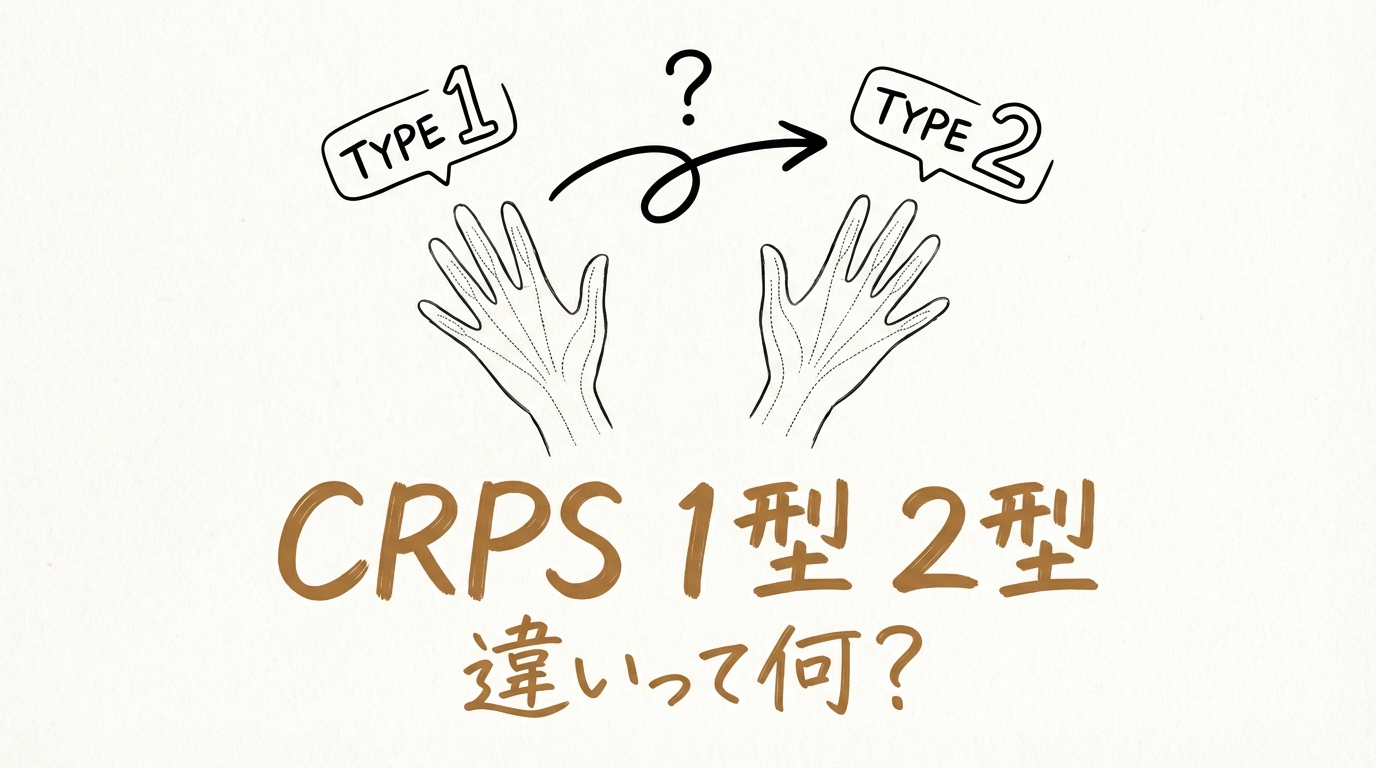 crps 1型 2型 違いって何？