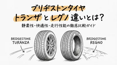 ブリヂストンタイヤ トランザ と レグノ 違いとは？