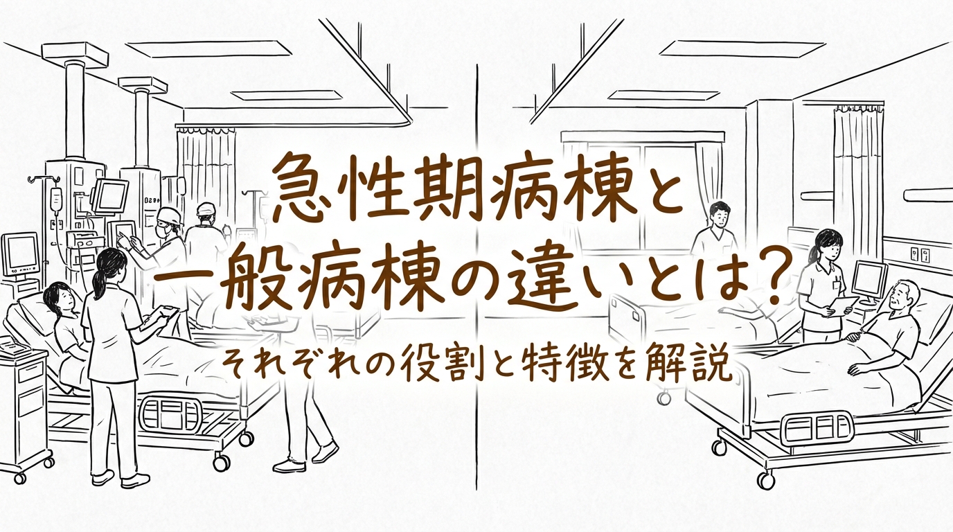 急性期病棟と一般病棟の違いとは？