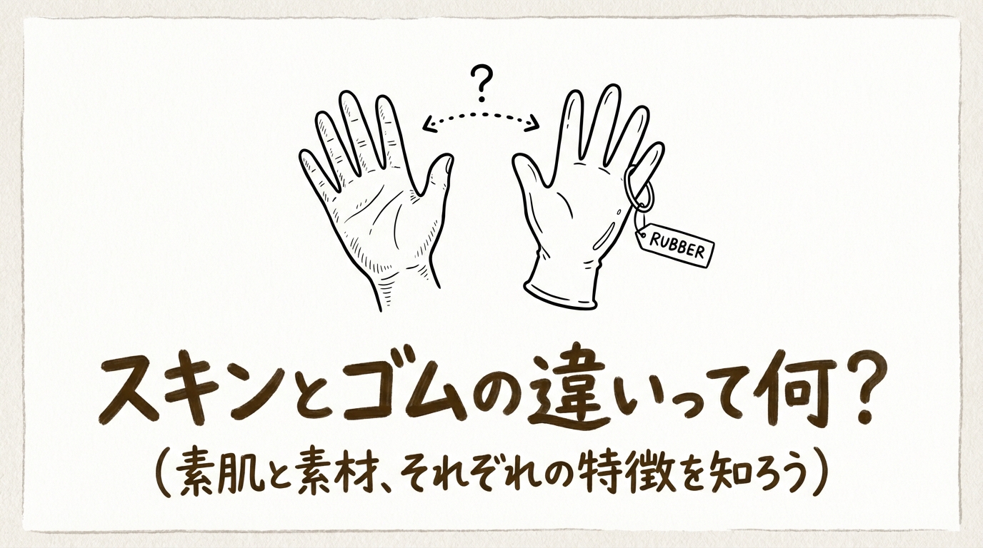 スキンとゴムの違いって何？