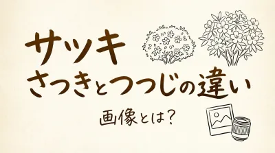 サツキ さつきとつつじの違い 画像とは？