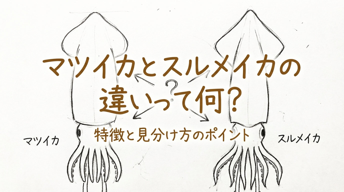 マツイカとスルメイカの違いって何？