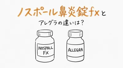 ノスポール鼻炎錠fxとアレグラの違いは？