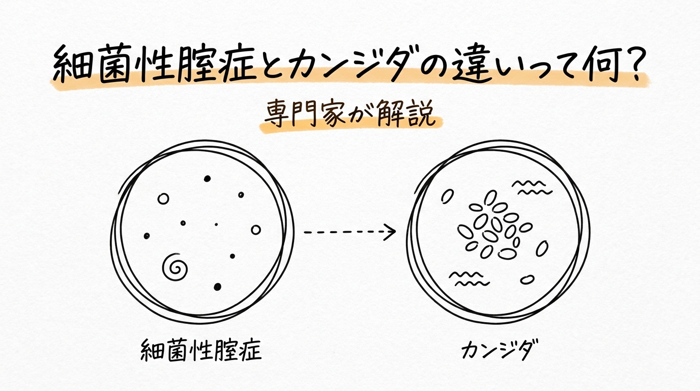 細菌性腟症とカンジダの違いって何？