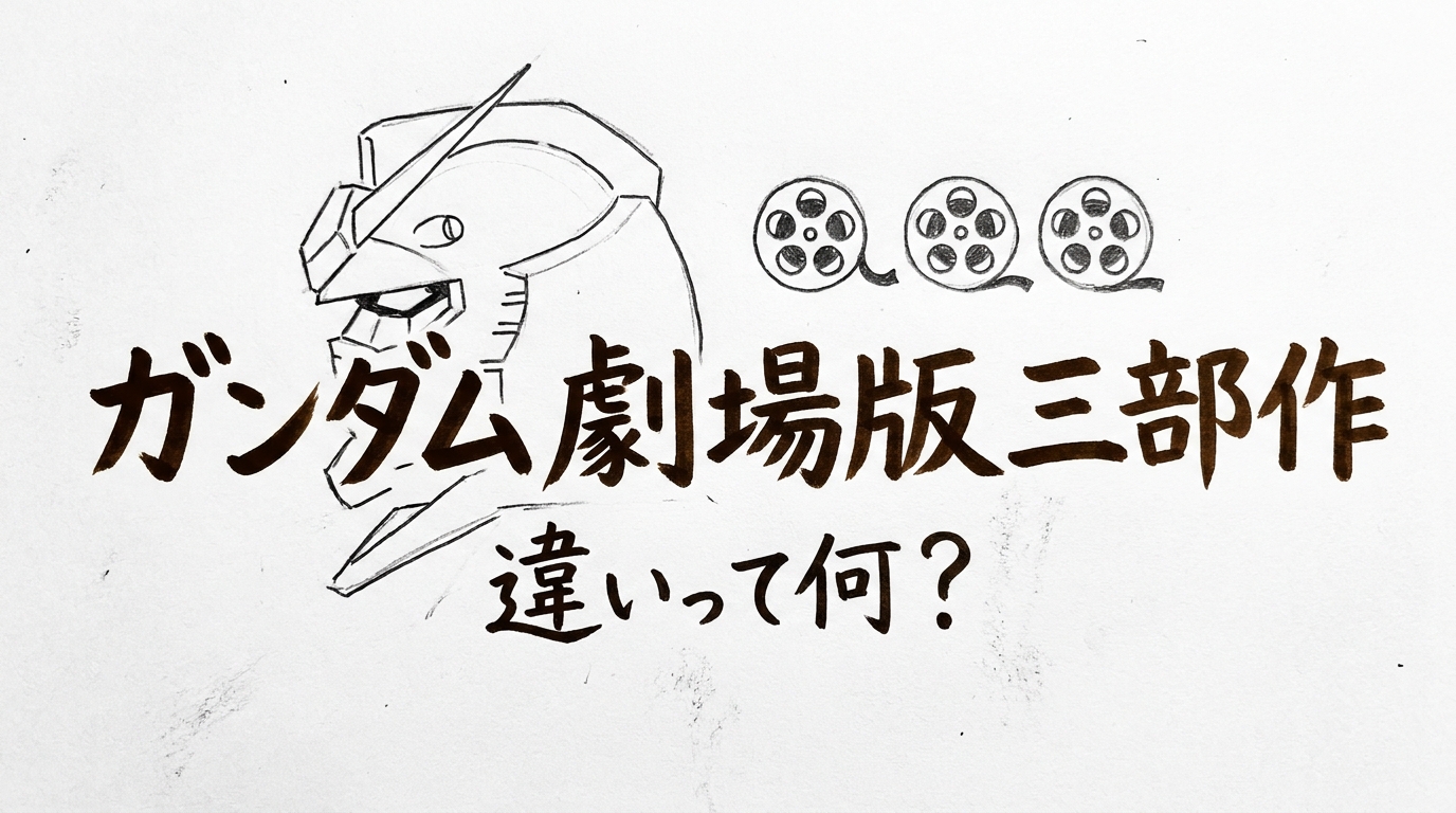 ガンダム 劇場版 三部作 違いって何？
