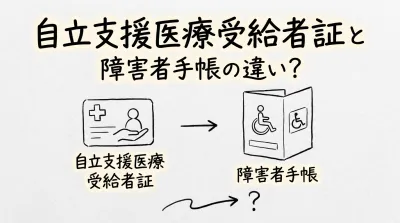 自立支援医療受給者証と障害者手帳の違い？