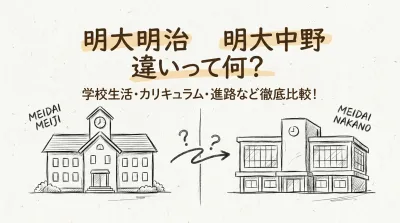 明大明治 明大中野 違いって何？