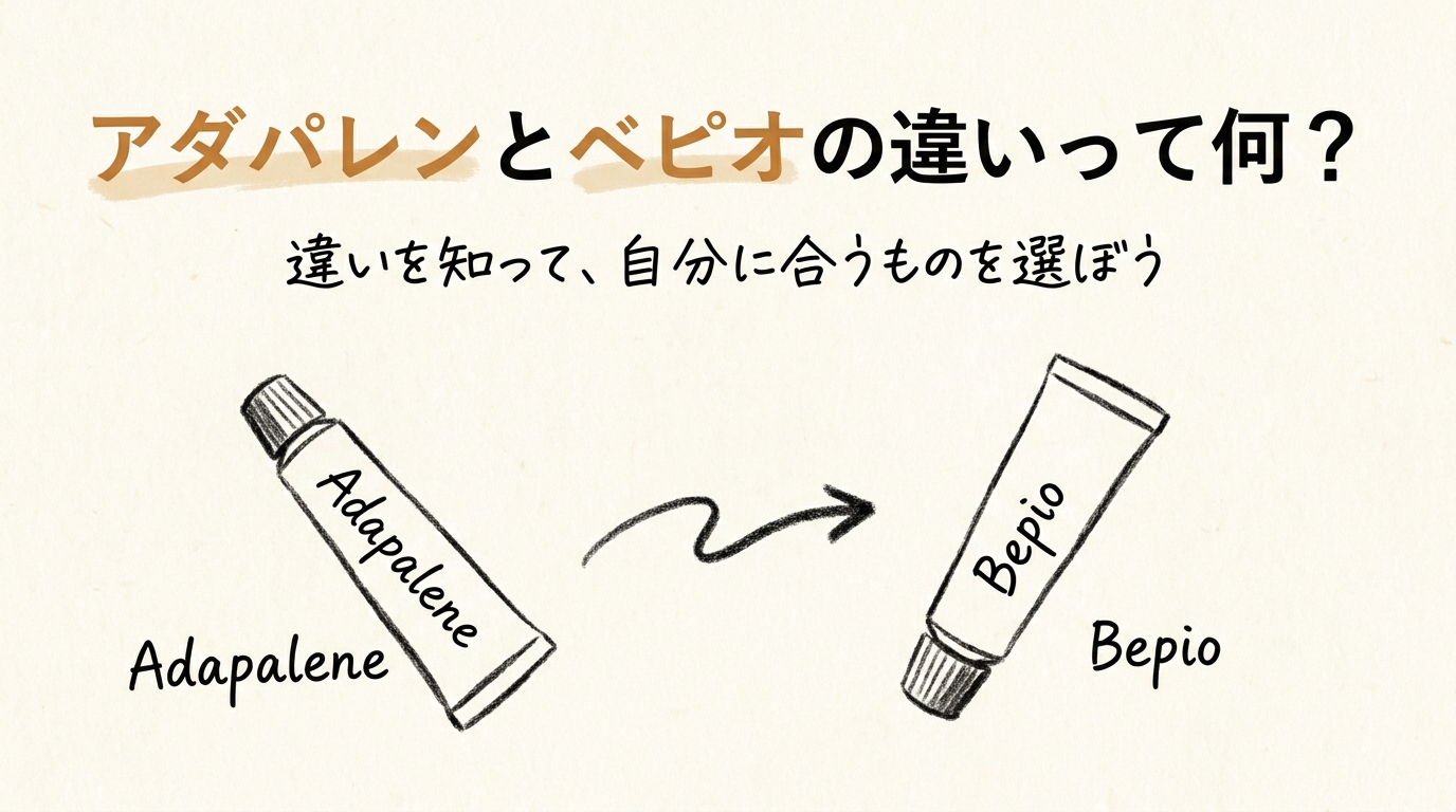 アダパレンとベピオの違いって何?