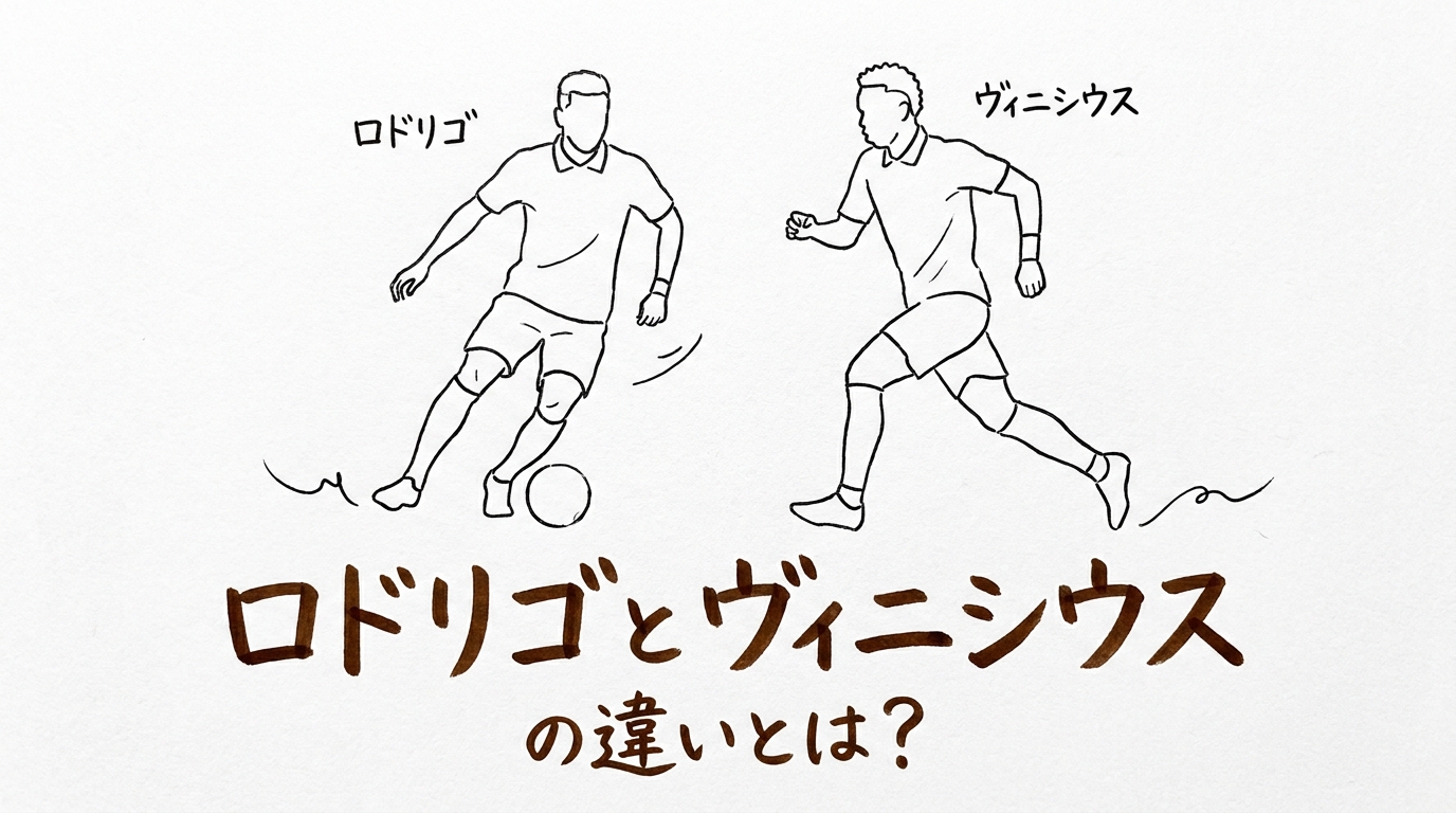 ロドリゴとヴィニシウスの違いとは?