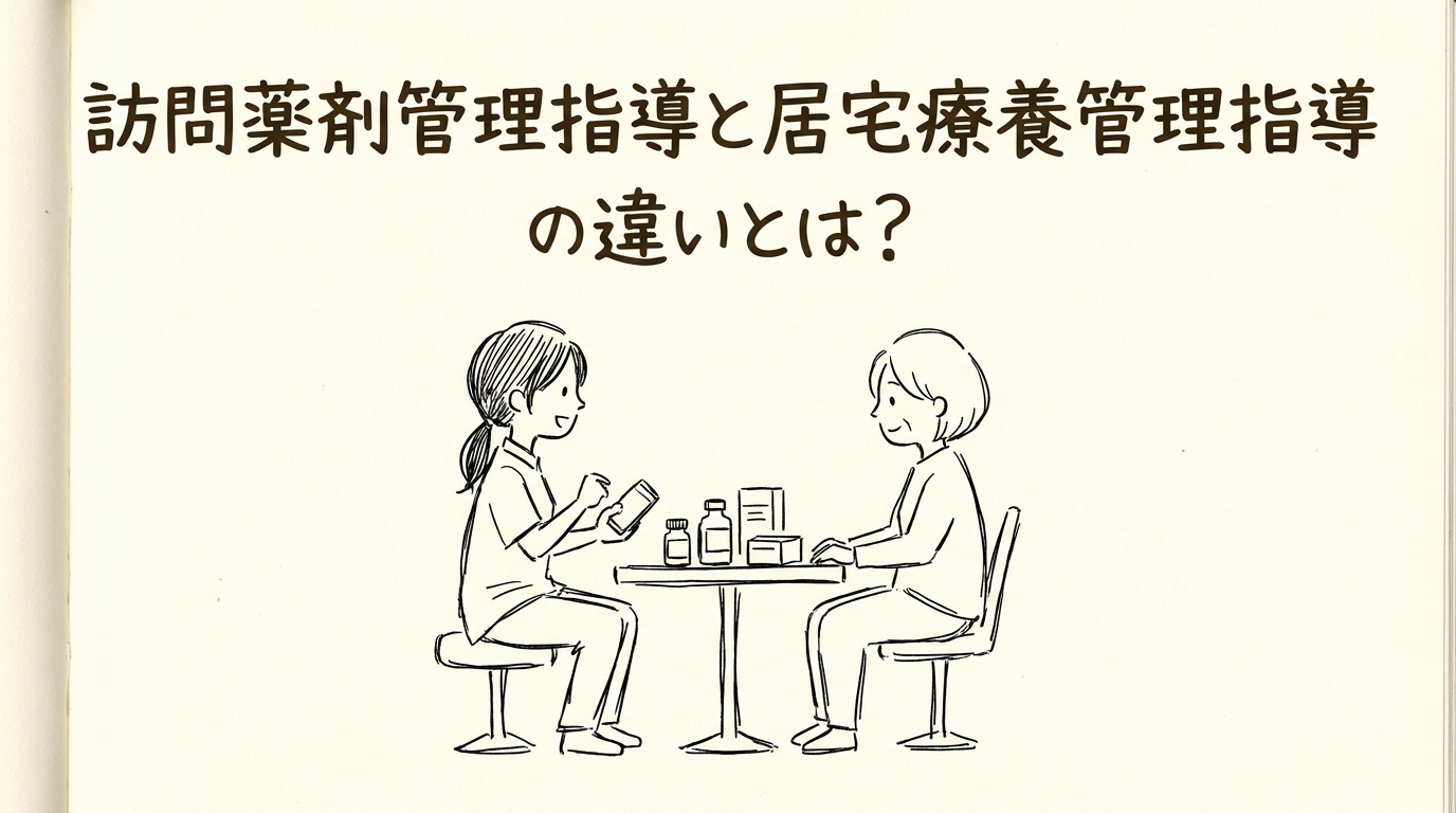 訪問薬剤管理指導と居宅療養管理指導の違いとは?