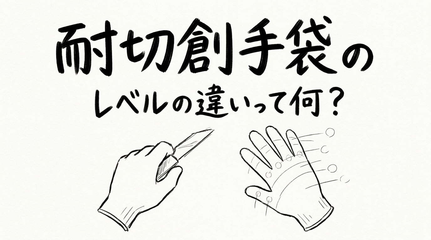 耐切創手袋のレベルの違いって何?