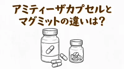 アミティーザカプセルとマグミットの違いは？