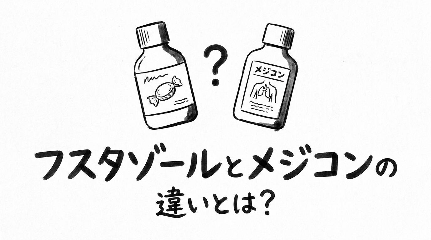 フスタゾールとメジコンの違いとは?