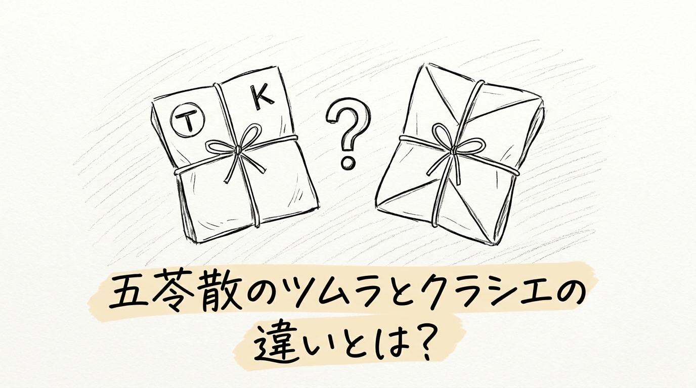 五苓散のツムラとクラシエの違いとは？