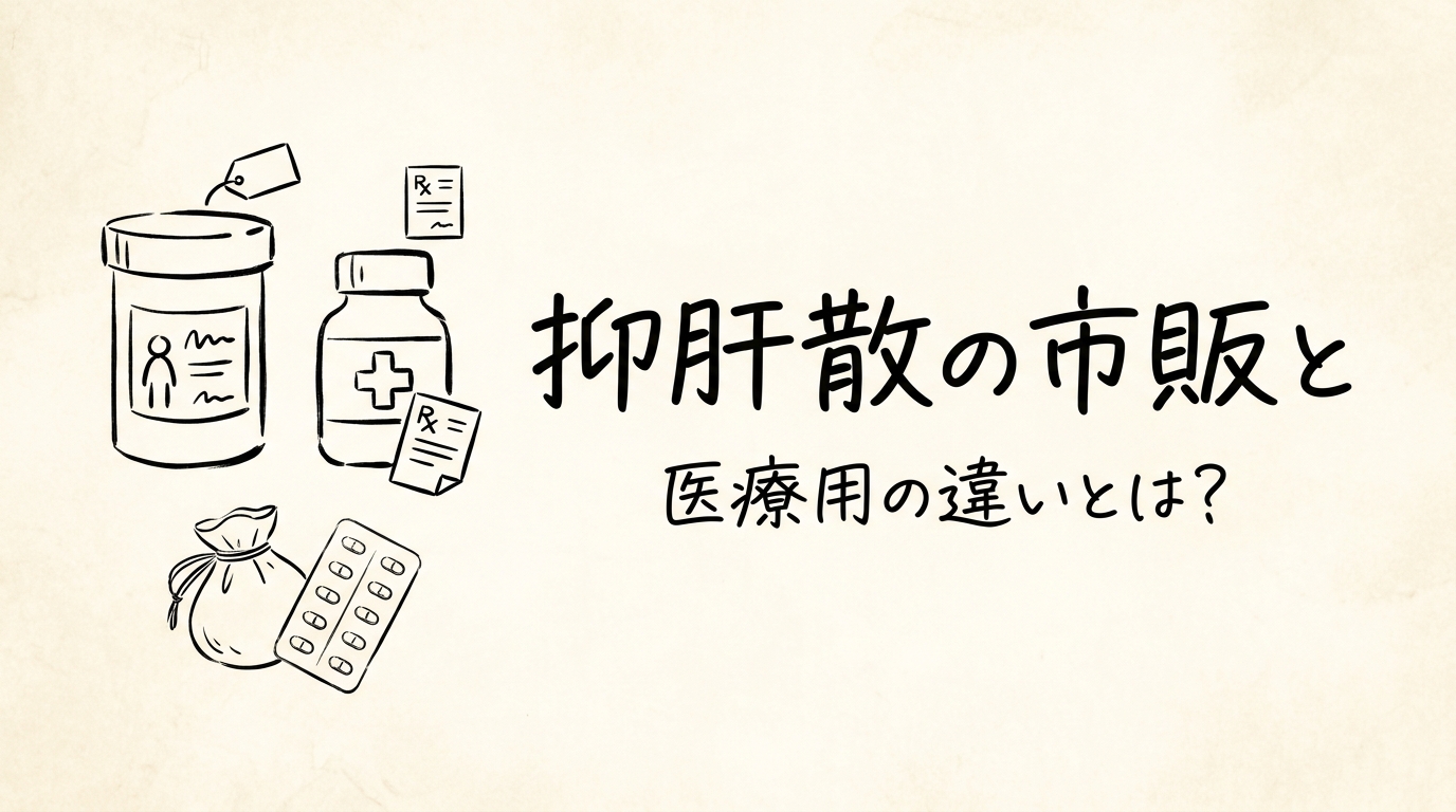 抑肝散の市販と医療用の違いとは？
