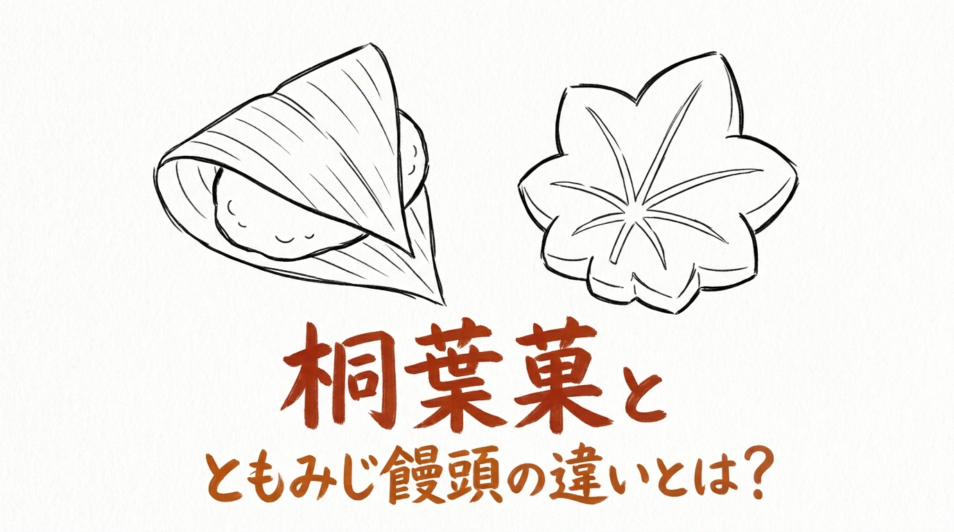 桐葉菓ともみじ饅頭の違いとは？