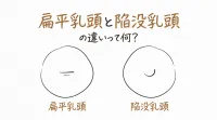 扁平乳頭と陥没乳頭の違いって何？