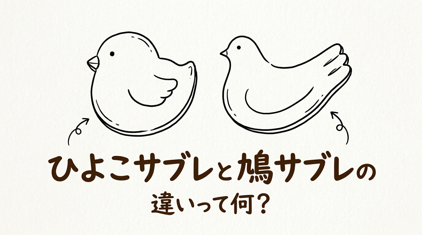 ひよこサブレと鳩サブレの違いって何？
