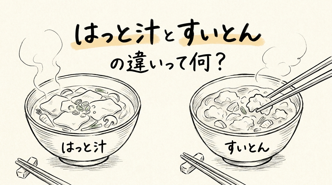 はっと汁とすいとんの違いって何?