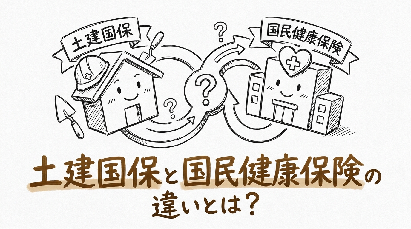 土建国保と国民健康保険の違いとは?