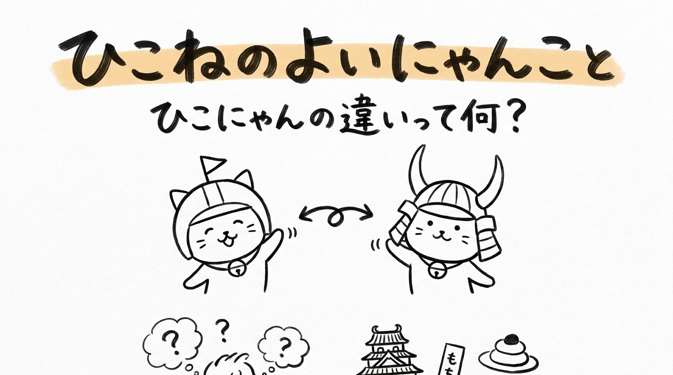 ひこねのよいにゃんことひこにゃんの違いって何?