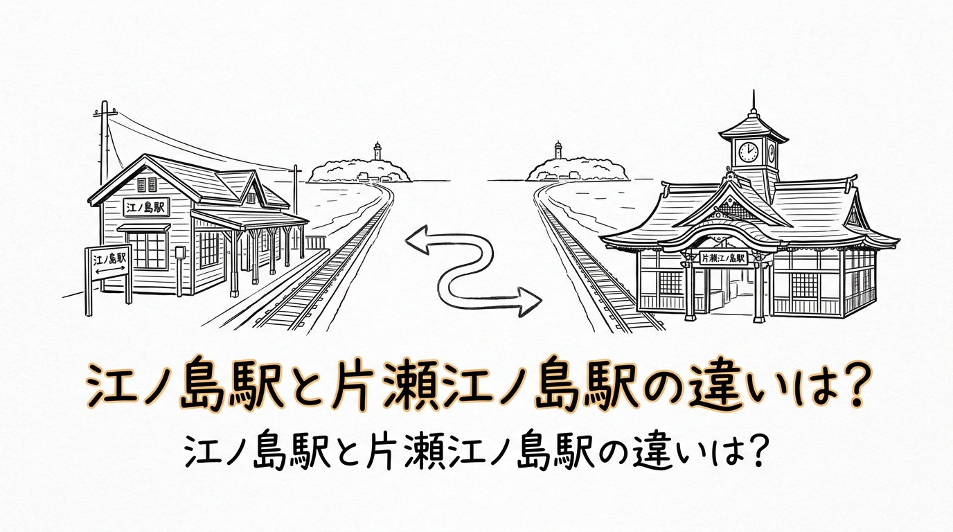 江ノ島駅と片瀬江ノ島駅の違いは？