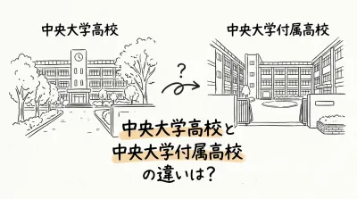 中央大学高校と中央大学付属高校の違いは？