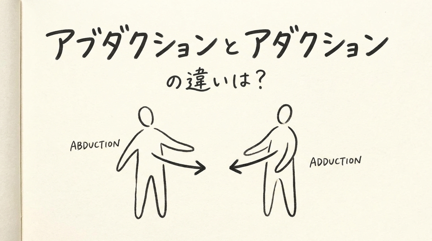 アブダクションとアダクションの違いは?