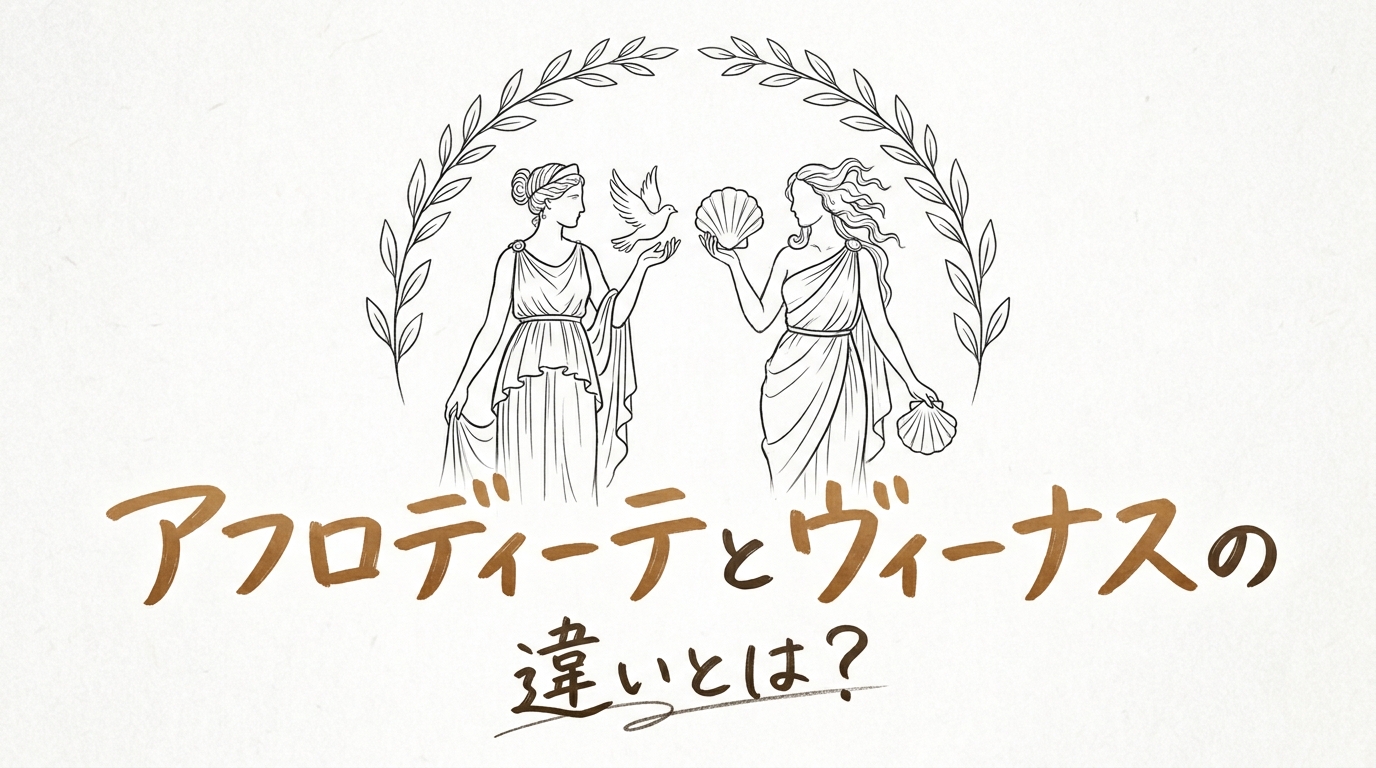 アフロディーテとヴィーナスの違いとは？
