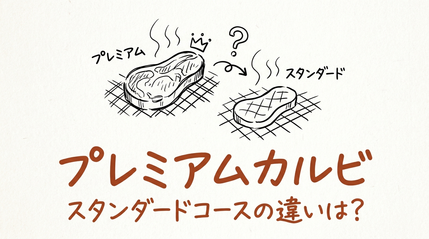 プレミアムカルビ スタンダードコースの違いは？