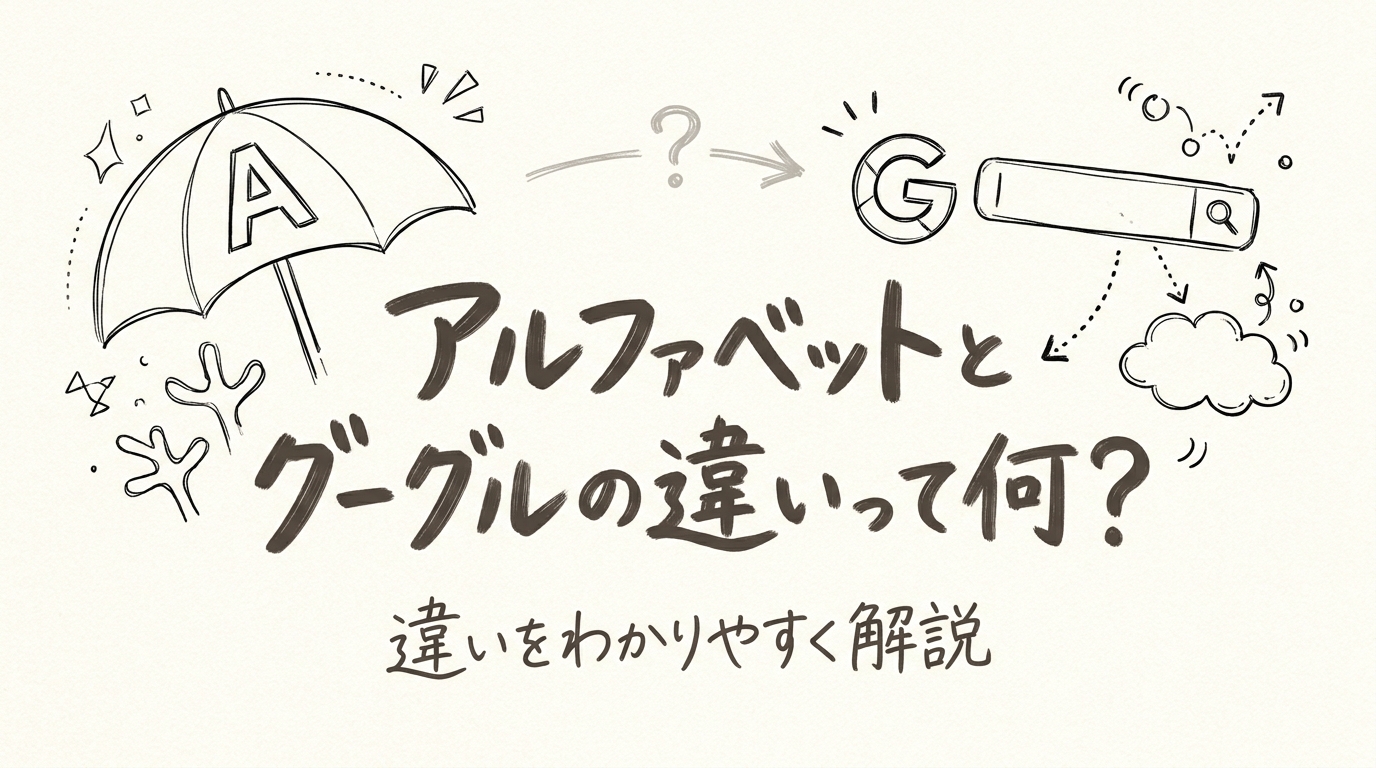 アルファベットとグーグルの違いって何?