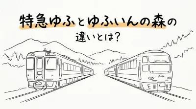 特急ゆふとゆふいんの森の違いとは？