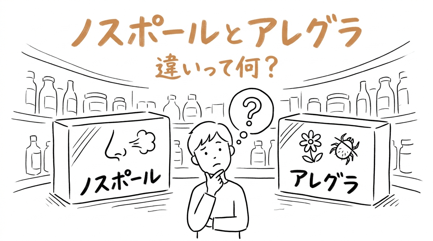 ノスポールとアレグラの違いって何?