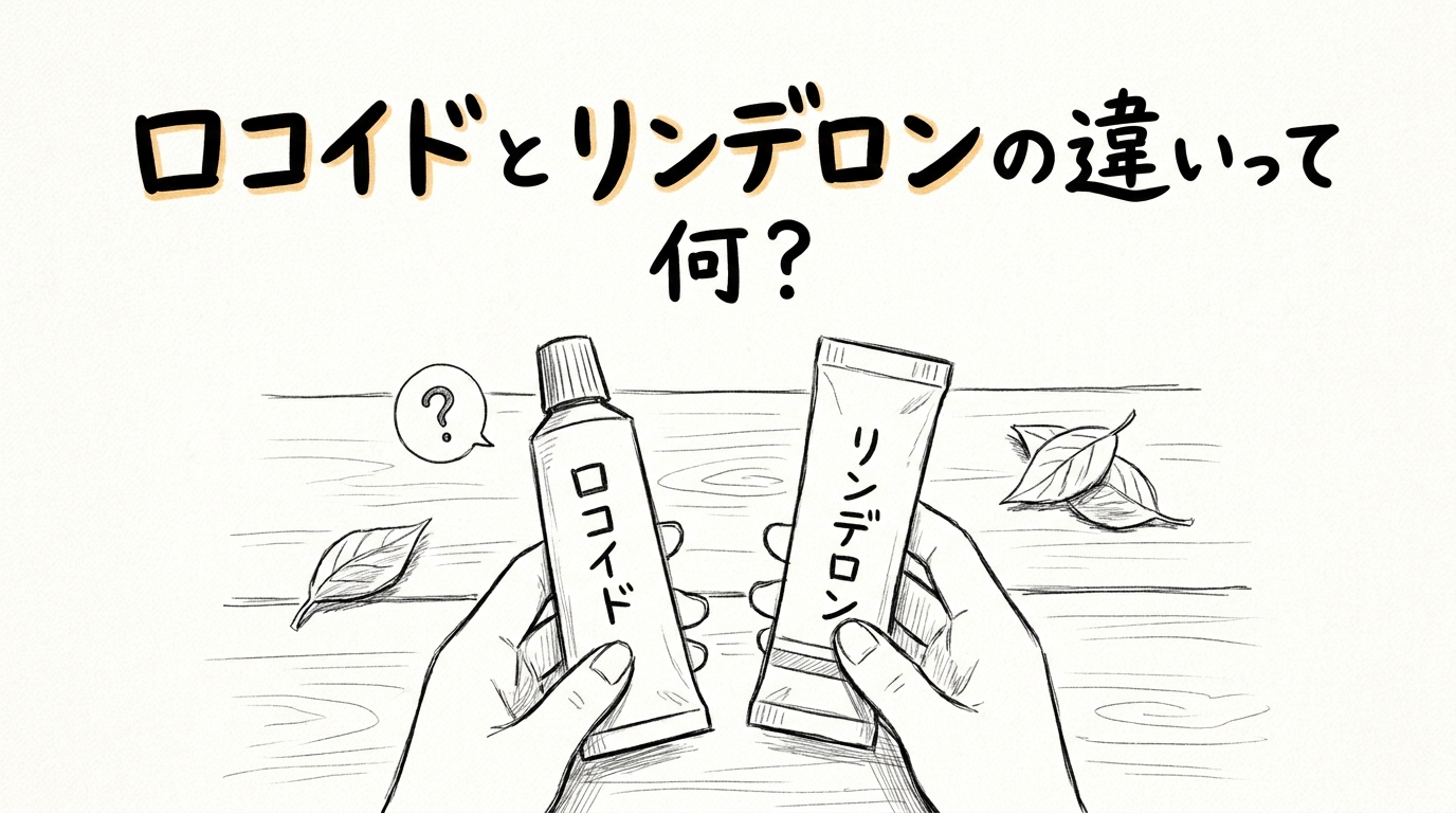 ロコイドとリンデロンの違いって何?