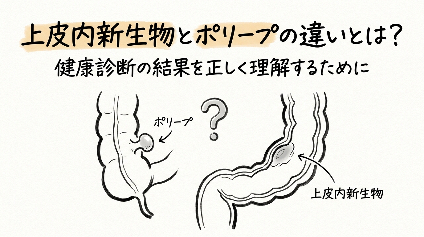 上皮内新生物とポリープの違いとは?