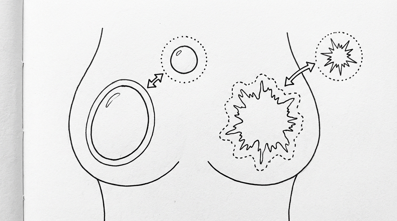 画像に現れる特徴的なサインの違い