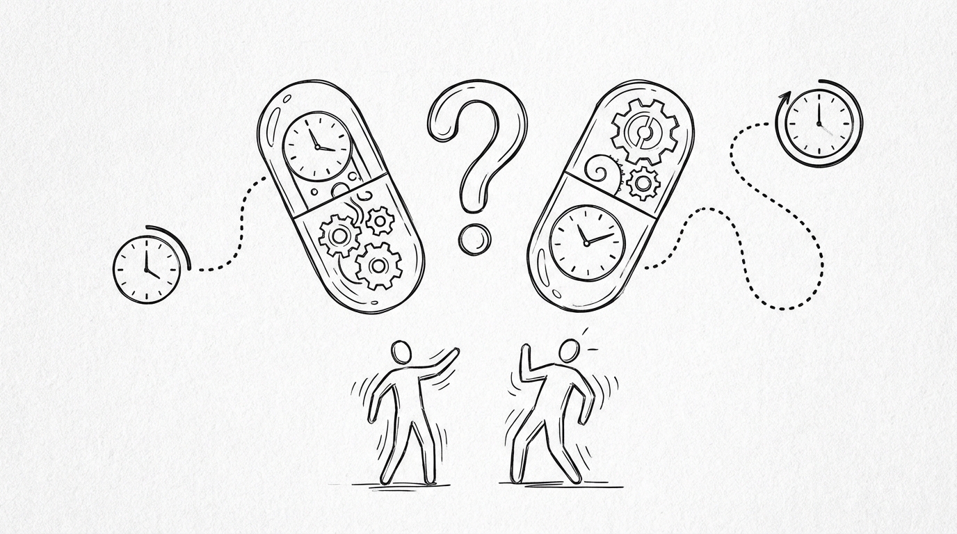 なぜお薬によって持続時間が違うのでしょうか?