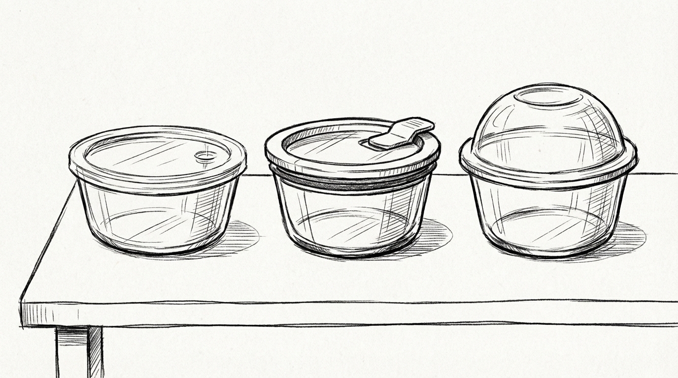 3種類の蓋にはどんな特徴があるのでしょうか?