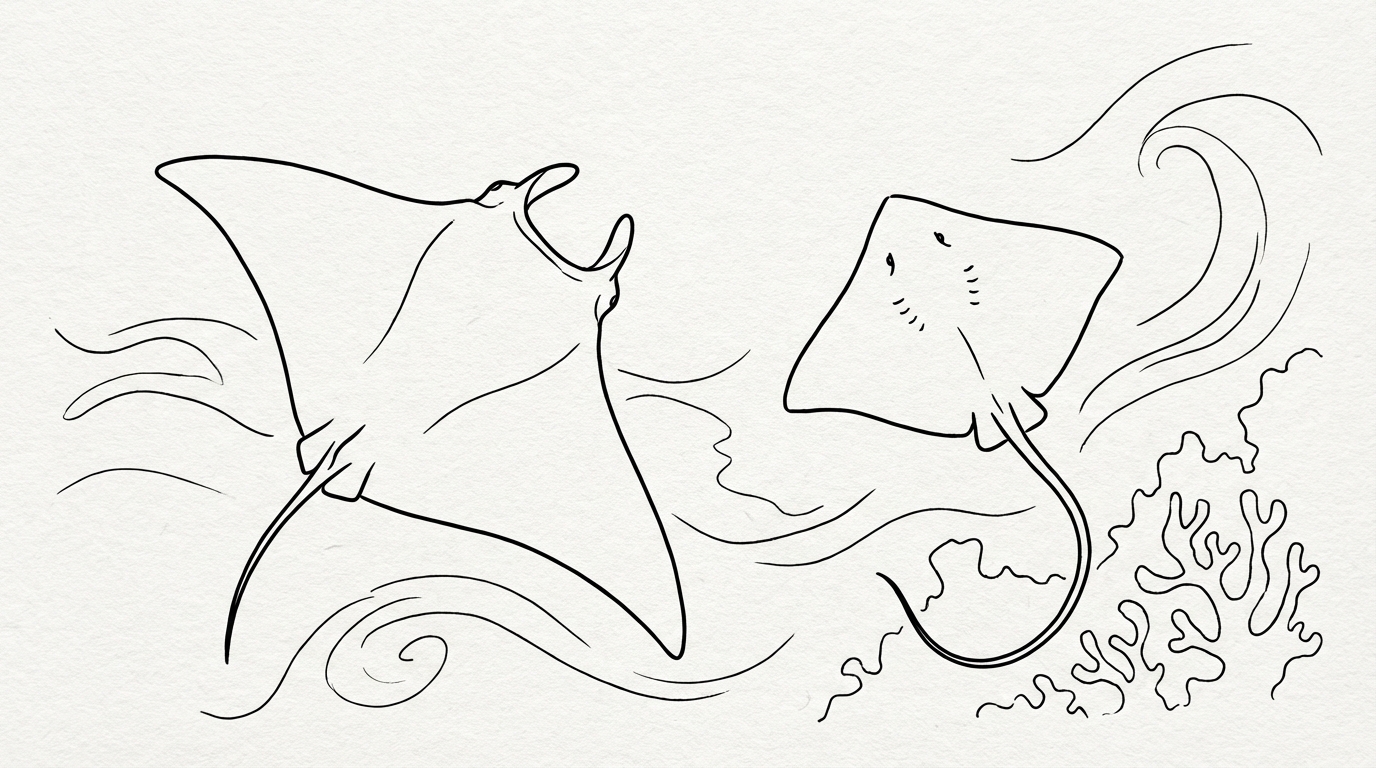 マンタとエイの違いってなに?