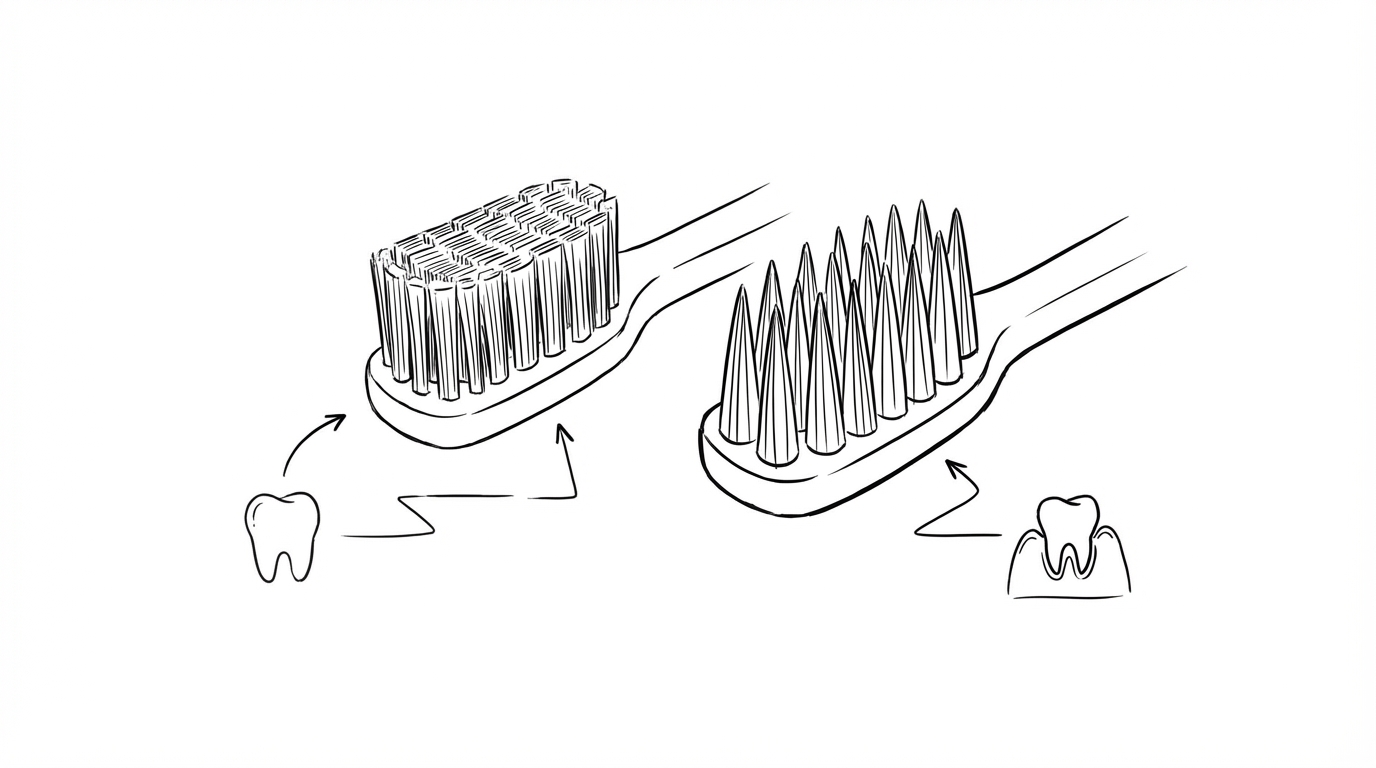 なぜ目的によって毛先の形が違うの？