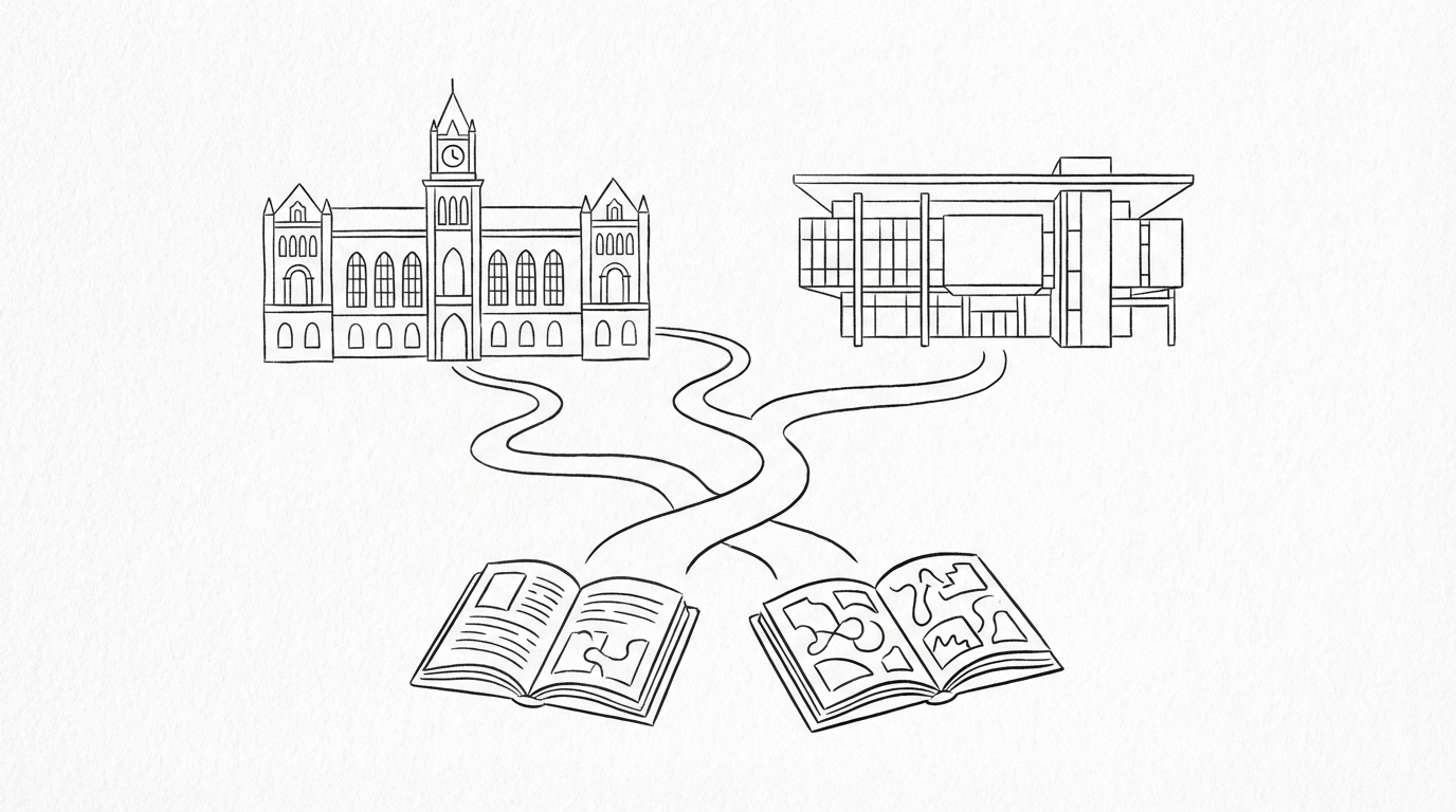 2つの学校で特徴が大きく分かれる理由