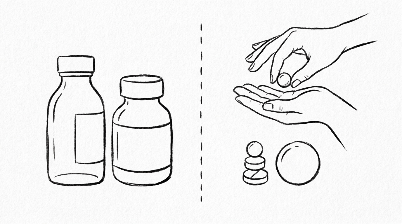 効果はほぼ同じ！一番の違いは「飲みやすさ」と「飲む回数」