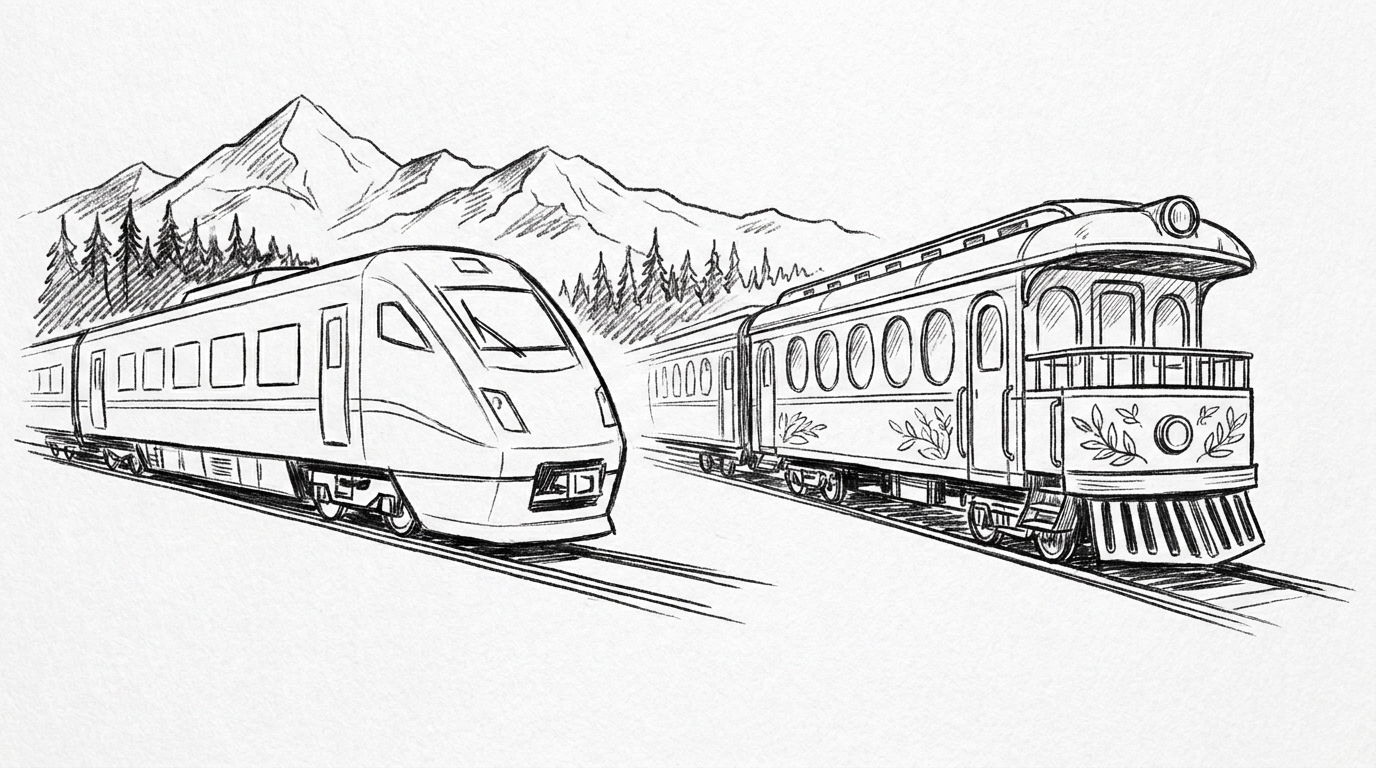 2つの列車の役割が大きく異なる理由